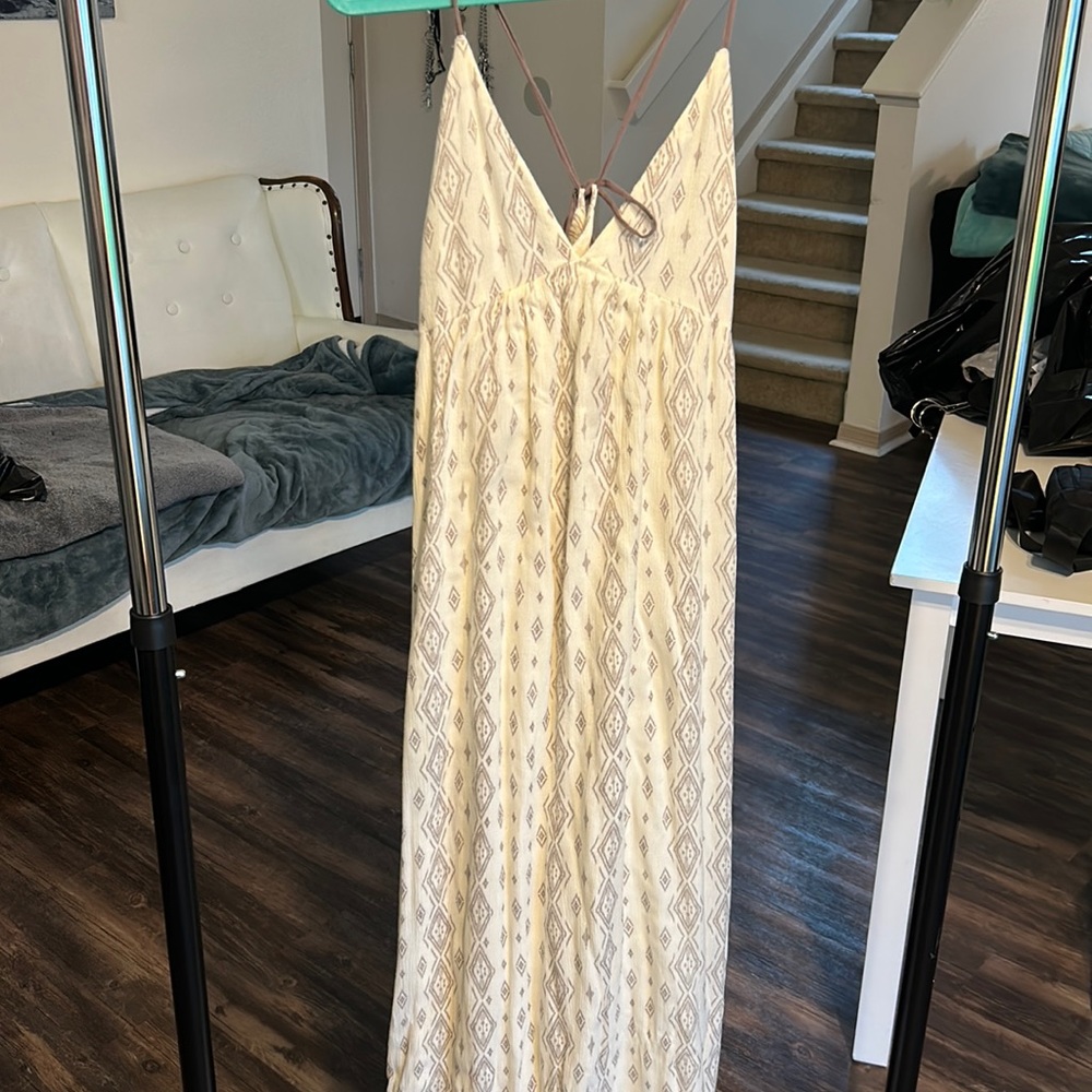 O’Neil tie maxi dress
